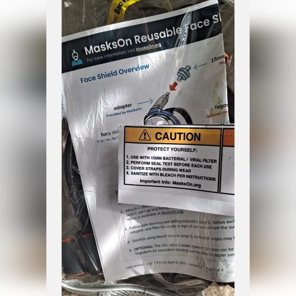 Ocean Reef Snorkel Kits Full Face Shield Air Adapter Size M/L & Travel Bag. - Picture 5 of 7